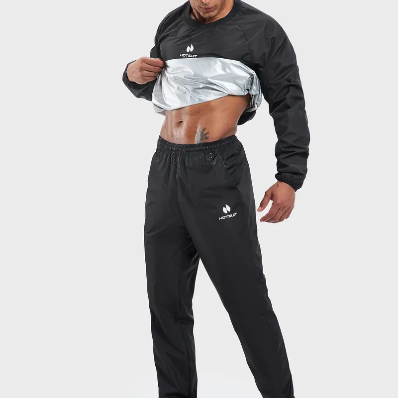 HOTSUIT Sauna Suit Sweatshirt - Activewear Windbreaker for Women's and Men's Gym, Boxing, and Training Outdoorfun Enhanced Effective Season Durable Flexible men's alo set,travel essentials,camping essentials