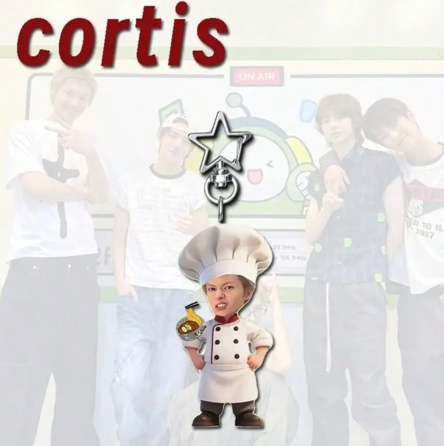 New Cortis Group Keychain, Collectible Fashion Figure, Cute Pendant Backpack Decoration, Fan Collection Decor, Cute Desktop Ornament, Gift for K-Pop Lovers