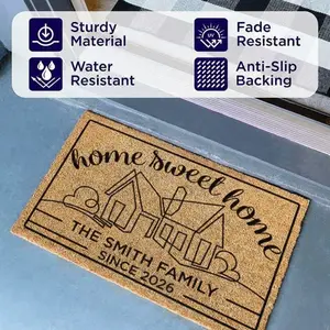 Personalized Housewarming Welcome Doormat