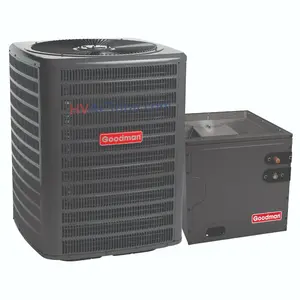Goodman 2 Ton 14.3 SEER2 R32 Air Conditioner with 17.5" Vertical Cased Coil for Efficient Cooling Solutions