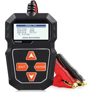 KW208 12V   Tester,  Load Tester Automotive 12V Alternator Starter Tester Digital Auto  Analyzer  Cranking System Tester for   Marine  Boat