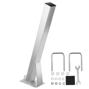 VEVOR Boat Trailer Winch Stand, 3x 3x 34-inch Winch Posts, Boat Winch Mount with U-Bolts for 3 Inches Wx 3-4 Inches H Trailer Tongue, Galvanized, Fit for Jet Ski, Sailboat, Fishing Boat, Speedboat