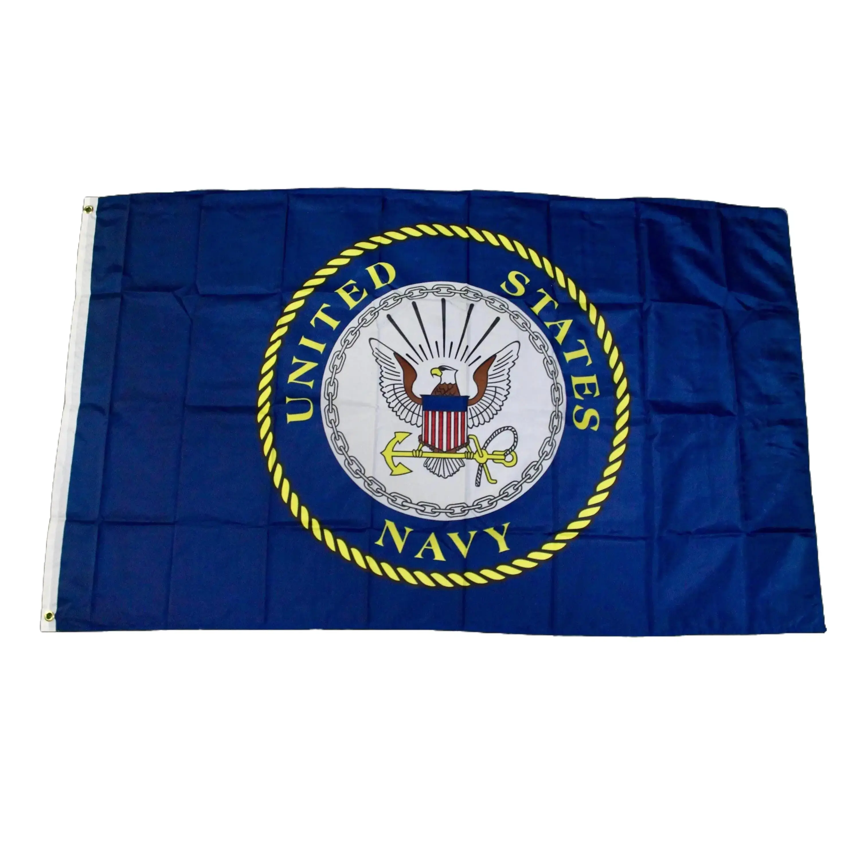 3x5 US Navy Flag, Military Banner with Navy Seal, Outdoor Indoor Patriotic Decor, US Navy Blue Flag, Patriotic Flag, Navy Veteran Gift