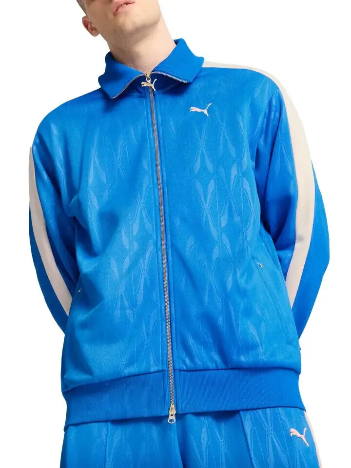PUMA The Neverworn IV T7 47 Track Polyester Full Zip Jacket in Blue | Men's