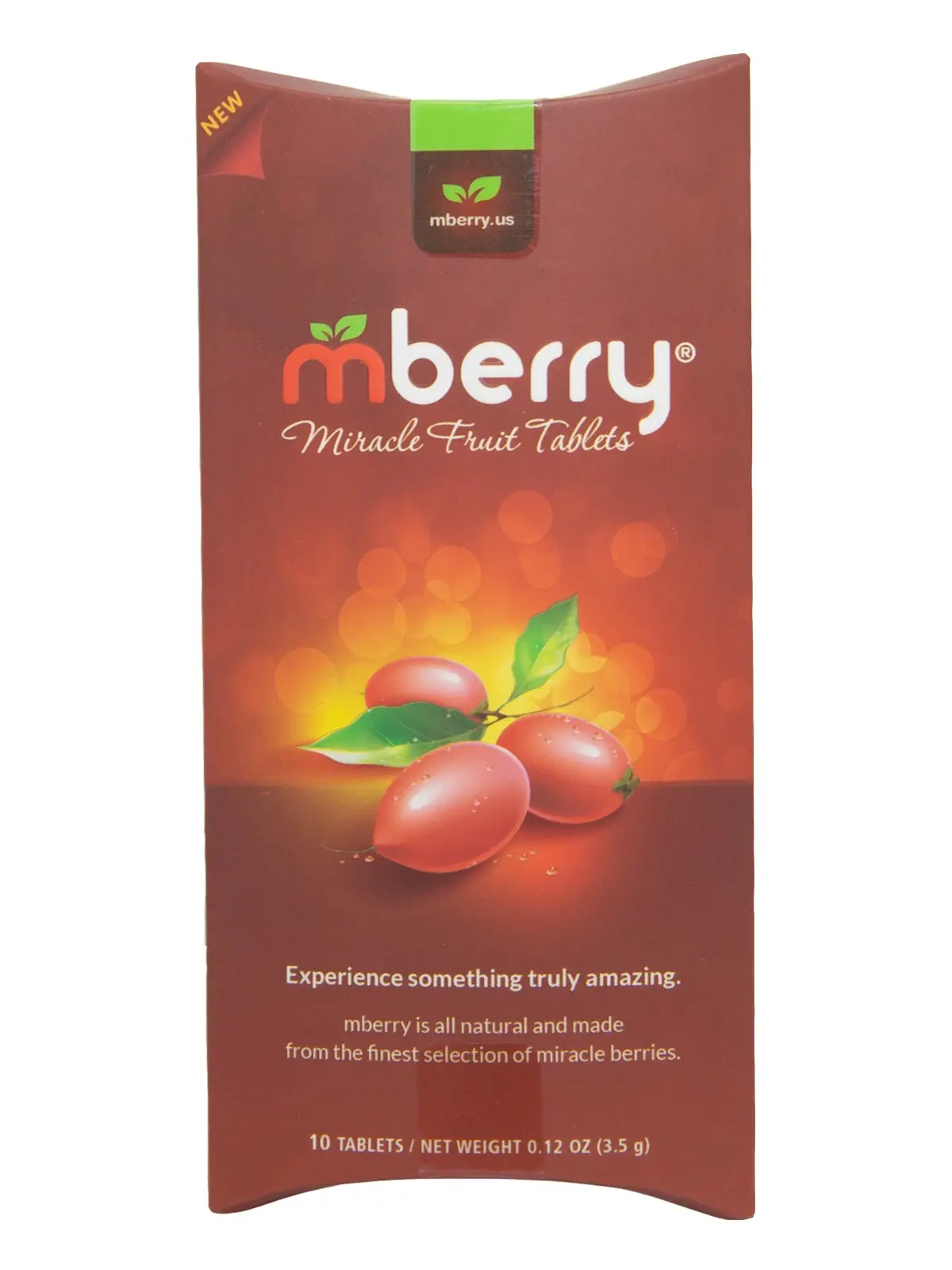 mberry Miracle Fruit Tablet, Turn Sour into Sweet, Organic Miraculin, Natural, Sugar Free, Organic, 10-Count