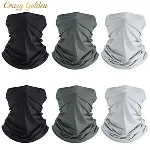 6 Pack Men'S Scarf, Sun Protection Face Mask, Cooling Neck Gaiter, Balaclava, Breathable Neck Snood, Face Mask 2026 New Model For Men'S Ski, Breathable Sun & Proof Hijab, Windproof Head Scarf, Suitable Or Skiing Fishing Hiking Camping Cycling