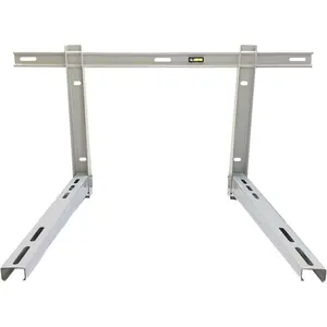 pli  AB-3160 Mini Split Wall Mounting Bracket, Heavy Duty Outdoor Support Up to 352 lbs. Fit 5000 to 36000 BTU Units, Includes Level  Bar, Anti Vibration Pads and Full Installation Kit