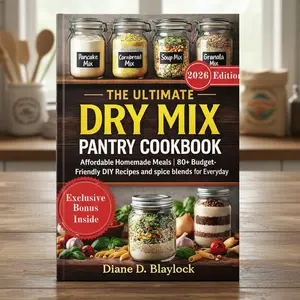 Homemade Pantry Mix Cookbook Featuring Everyday Kitchen Recipes Baking Ideas Soup Mixes Drink Blends and Simple Homemade Cooking Inspiration for Families