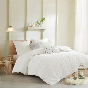 212 MAIN Urban Habitat Brooklyn Soft Bedding Duvet Set - Ivory, King & Cal King Sizes, Soft Bedding Set
