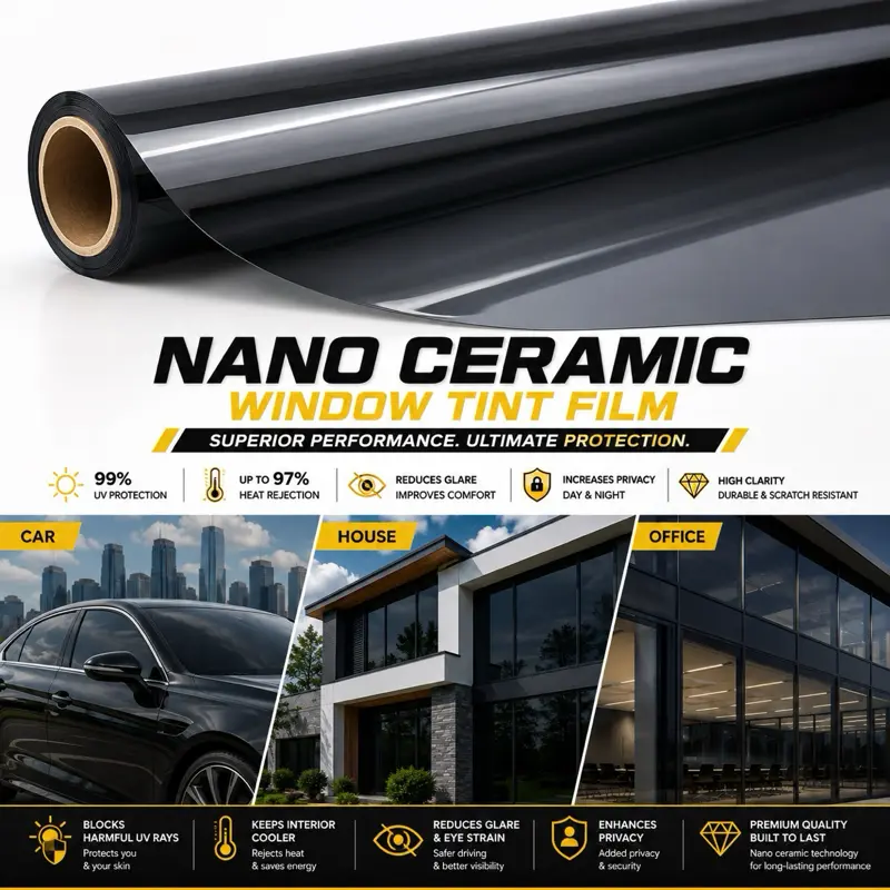 Nano Ceramic Tint Roll car upgrade