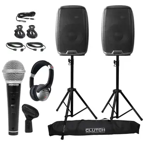 Gemini AS-1500P Active Speaker with 15" Woofer Duo Package Plus