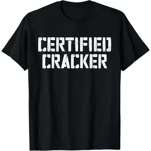 100% Cotton Certified Cracker Shirts Certified Cracker T-Shirt