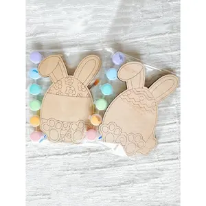 6.8in Personalized Easter Egg Paint Kit, Easter Craft, Easter Basket, Basket stuffing, Basket tag, Easter Bunny, Easter Paint