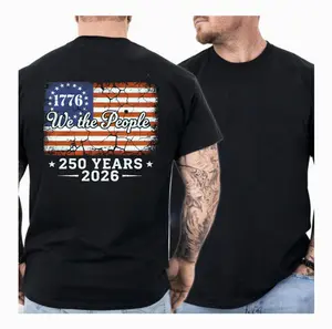 250 Years America T-shirt, 1776–2026 USA Semiquincentennial Patriotic for 250 Years America,  Full Size, For Men And Women.