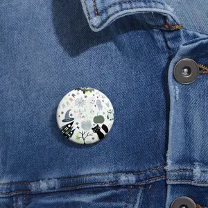 Cutesy Halloween Custom Pin Buttons, Spooky Pin Badges, Festive Accessories, Trick or Treat Gifts, Fall Celebration Decor