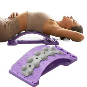 3D Ergonomic Blue Waist Plate Back Stretcher Spine Corrector - Lumbar Relaxer & Massager for Hunchback, Lower Back Pain Relief, Body Care (Sports & Outdoor Balance Training Fitness Equipment)