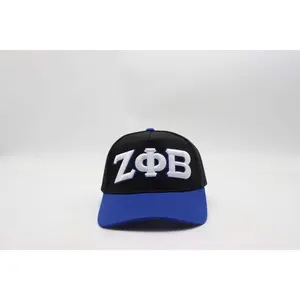 Zeta Black Snapback Hat
