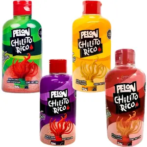 Pelon Chilto Rico powder topping 4pk.  Tamarindo, Chamoy, Mango, Sandia