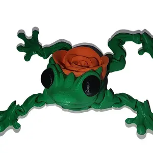 Hop 'n Bloom Frog Decor