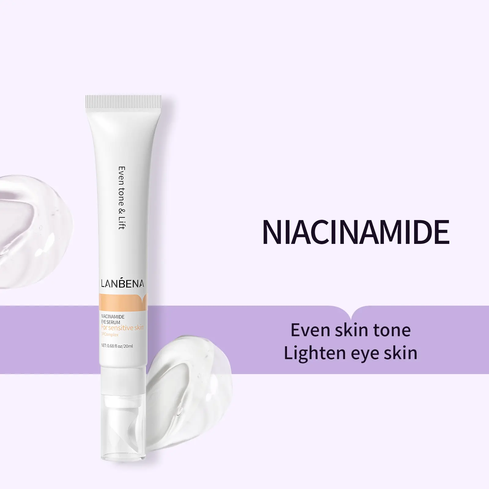 LANBENA Antioxidant Vitamin C Eye Serum Improving Dark Circles 20 ml