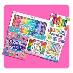 OOLY Top 5 Kids Art Bundle — Screen-Free Favorites for Ages 3–8 | Paint, Draw, Create & More