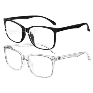 SleekHush Blue Light Glasses Men Women Anti UV Ray Computer Gaming Glasses TR90 Frame UV400 Protection Comfortable Fit