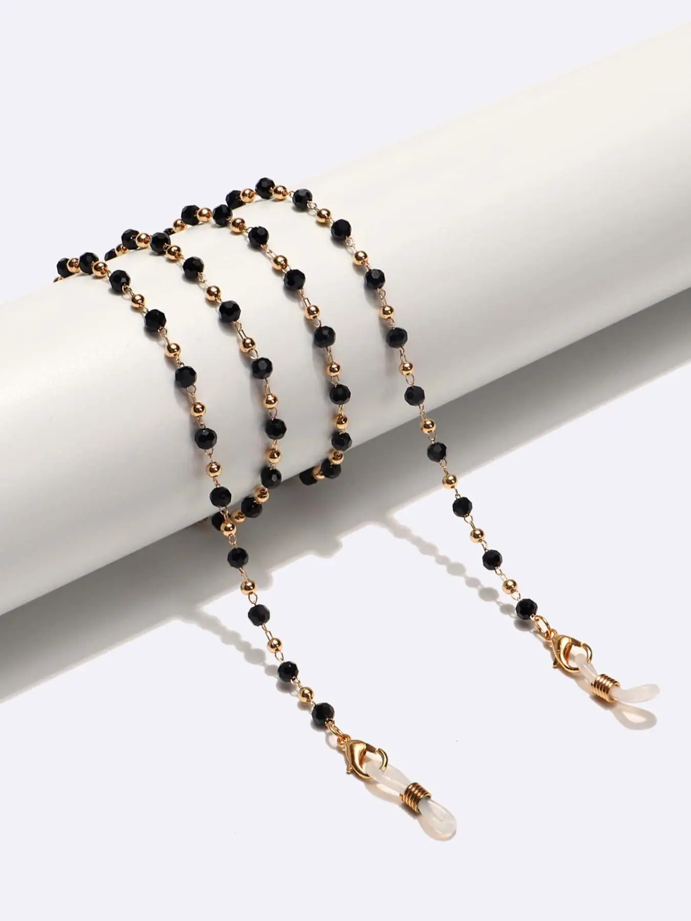 Elegant Beaded Eyeglass Chain, Vintage Fashion Glasses Holder Strap Around Neck, Eyewear Accessories for Women & Men, Fashionable