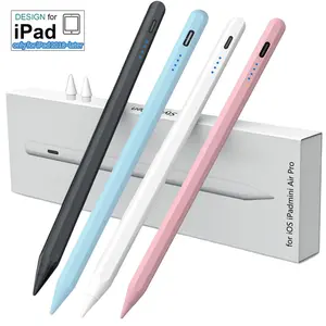 iPad Pencil for Apple iPad 2018-2026, 4Min Fast Charge,Magnetic Attachment Touch Stylus Pen for iPad 11/10/9/8/7/6th Gen, iPad Accessories for Pro 12.9/11/13-inch M4, Air 3/4/5/M2/M3, Mini 5/6th,Blue, USB Rechargeable Stylus