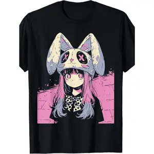 Horror Anime Manga |   Japan Japanese Creepy Kawaii Goth T-Shirt