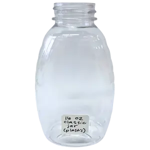 16 oz Plastic Classic Honey Jars