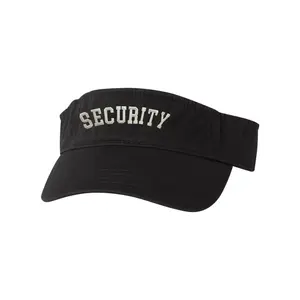 Security Embroidered Visor Dad Hat