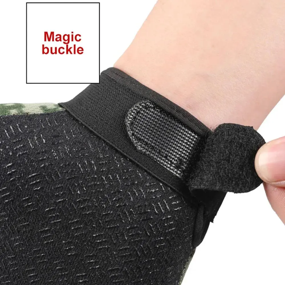 Five Pointed Star Skeleton Tactical Gloves for Men Outdoor Cycling Anti Slip Breathable Half Finger Gloves for Fitness Exercise