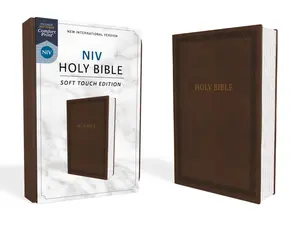 NIV, Holy Bible, Soft Touch Edition, Leathersoft, Brown, Comfort Print by Zondervan [Leatherbound Book]