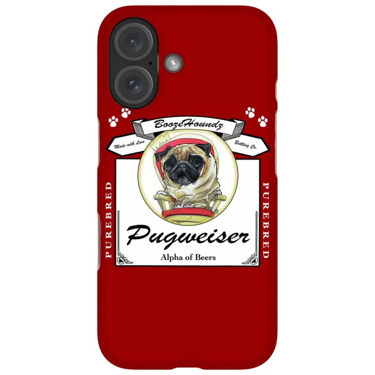 Budweiser iPhone Case, Cover For Iphone 8 to 16 Pro Max, Rugged Protective Case, Classic Lager Gift, Phone Gift, Unique Accessories