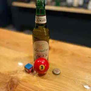 Number 3 Pool Ball Bottle Opener