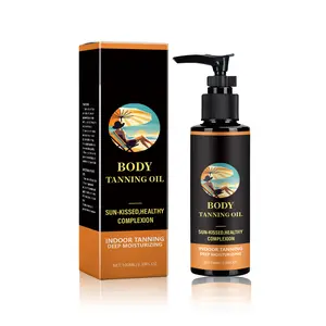 Skin Tanning Care Liquid, Gentle Moisturizing Tanning Oil, Bronzed Complexion Summer Beach, Advanced Flawless Skin Barrier Fusion