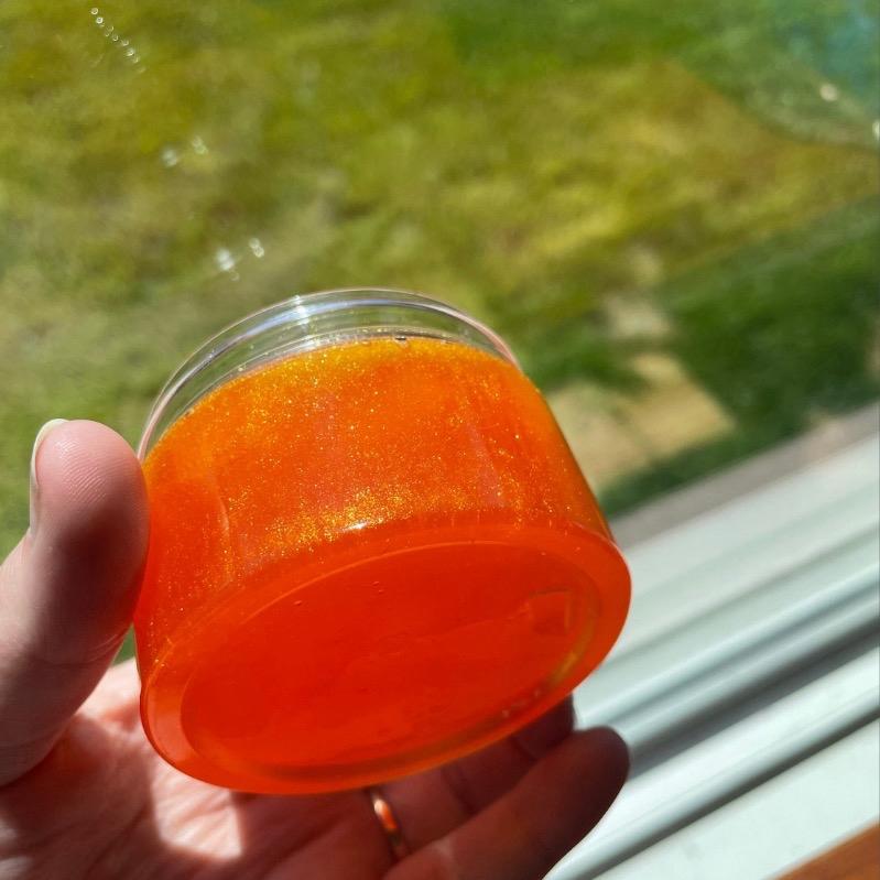 Orange Crush Jelly Cube Slime - Squishy Cubes & Citrus Scent - Fun & Visually Appealing Sensory Play Experience