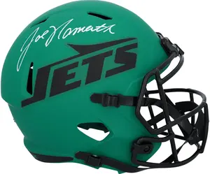 Joe Namath New York Jets Autographed Riddell Rave Speed Replica Helmet - Fanatics Authentic Certified