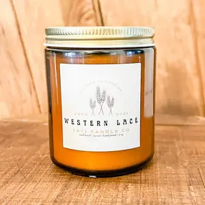 Outlaw Collection: Western Lace Soy Wax Candle
