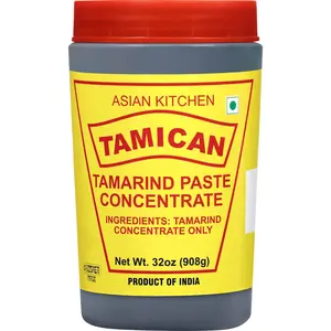 Asian Kitchen Tamarind Concentrate 32oz (2lbs) 908g PET Jar ~ Gluten Free | No Added Sugar | All Natural | Vegan | NON-GMO | Kosher | No Colors | Indian Origin