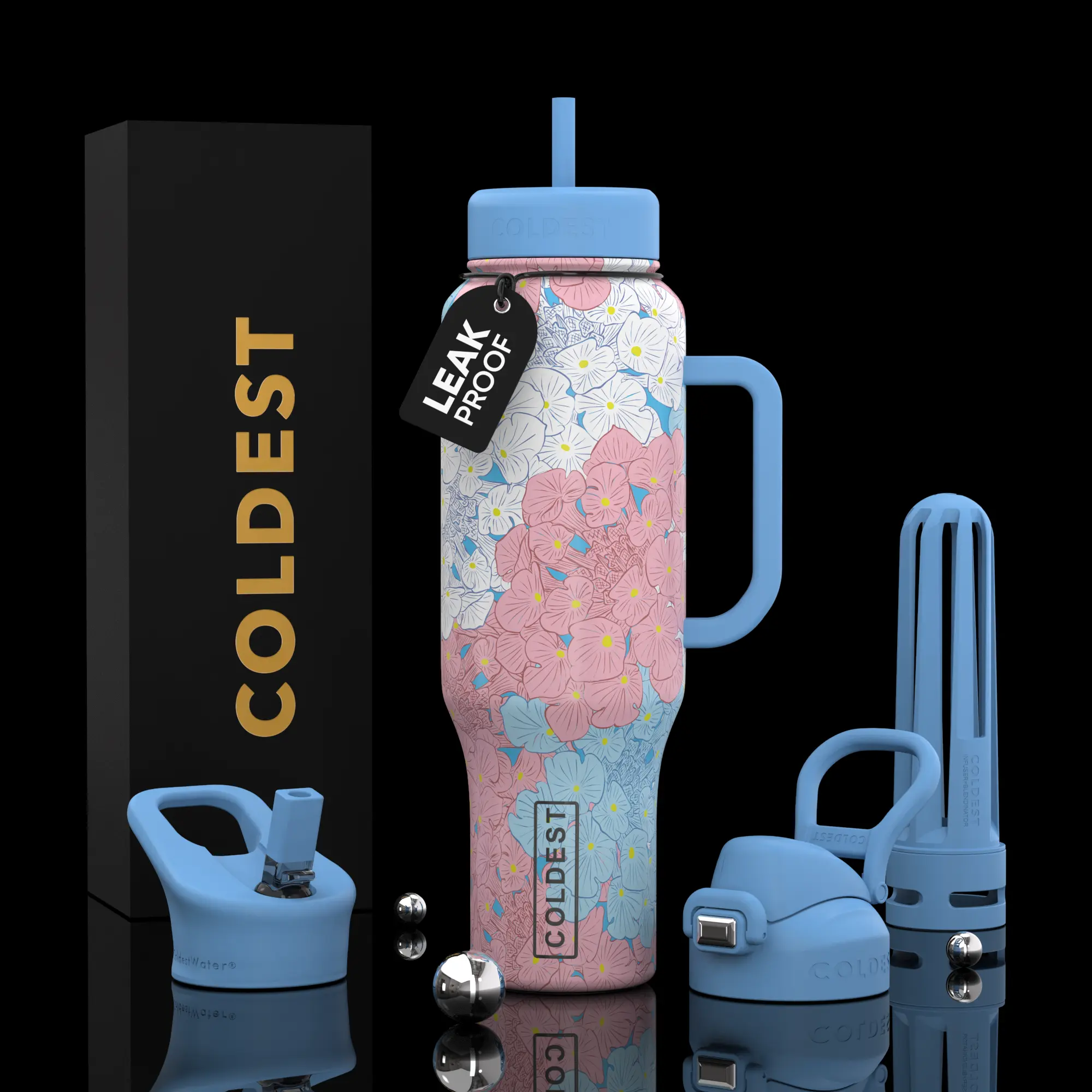 COLDEST 46oz Limitless Ultra V8 – 46oz Stainless Steel Insulated