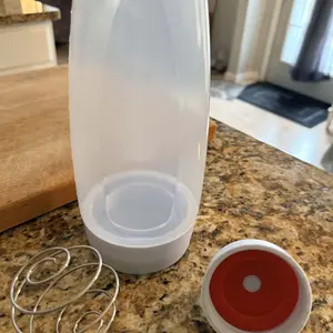 Pancake Batter Dispenser Bottle, 1 Count Pancake Mix Dispenser Bottle with Stirring Ball, Baking Utensils for Pancake, Cupcake, Waffle, Cake