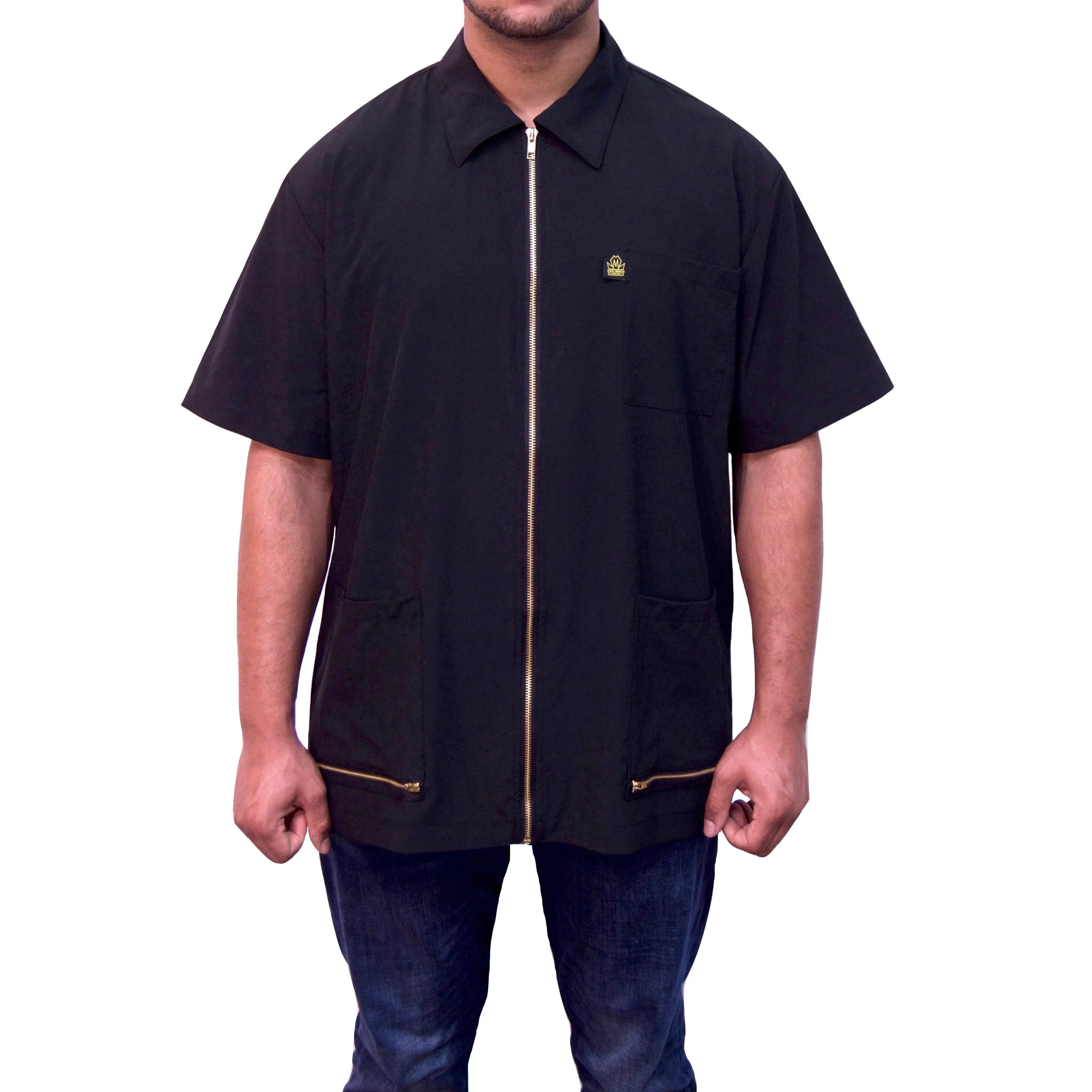 King Midas Barber Jacket – Hair Resistant Barber Smocks