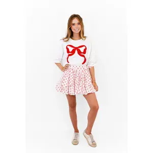 Sweetheart Bow Bling Tee