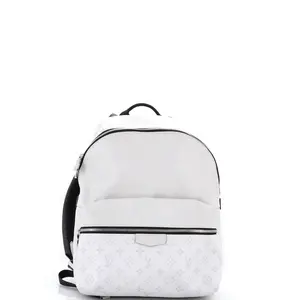 Pre-owned Louis Vuitton Leather Backpacks Discovery Backpack Monogram Taigarama PM by Rebag