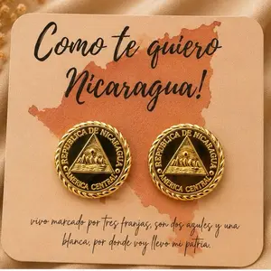 Aretes Moneda Nicaragua