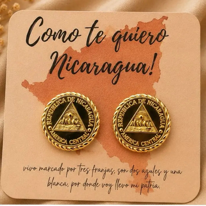 Aretes Moneda Nicaragua