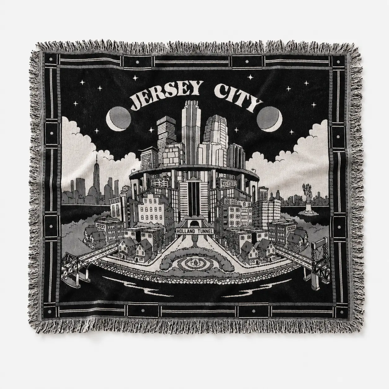 Custom Woven Blanket: Jersey City, 48x60