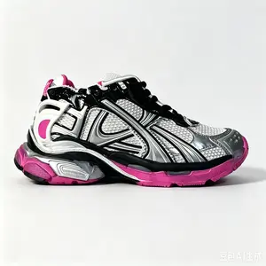 trendy running chunky shoes men's and women's 1.0 Runner dad shoes size 35-46 designer height increasing couples' worn out style trainers multiple color 7.5 sports shoes
