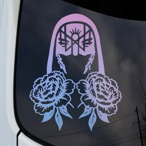Sleep Token Mask Car Vinyl Decal 4.5”x6”